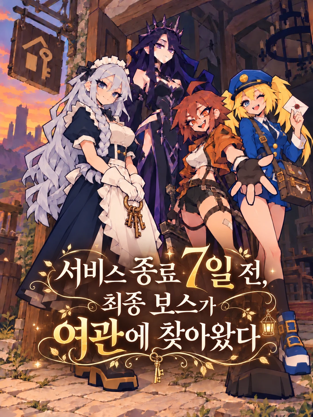 서비스 종료 7일 전, 최종 보스가 여관에 찾아왔다