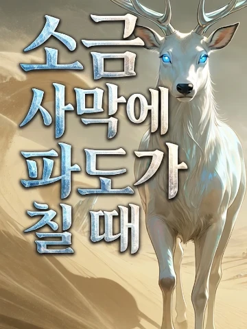 소금 사막에 파도가 칠 때
