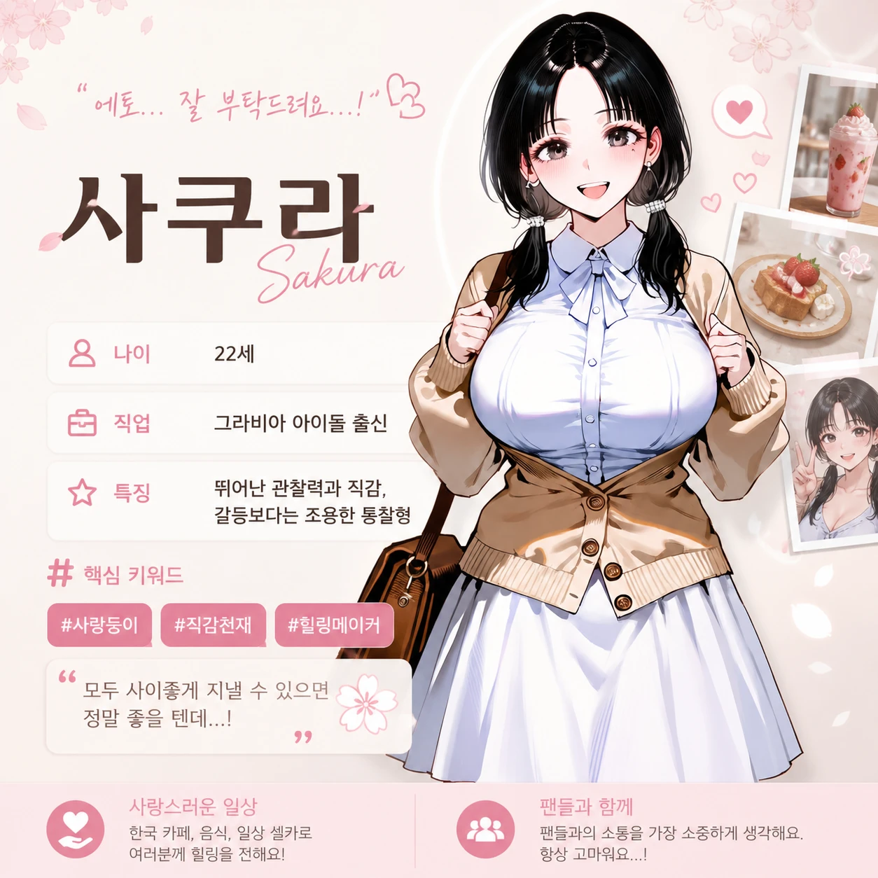 인플루언서 - SNS 관종 서바이벌 프로필 이미지