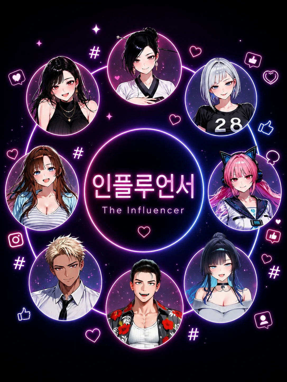 인플루언서 - SNS 관종 서바이벌