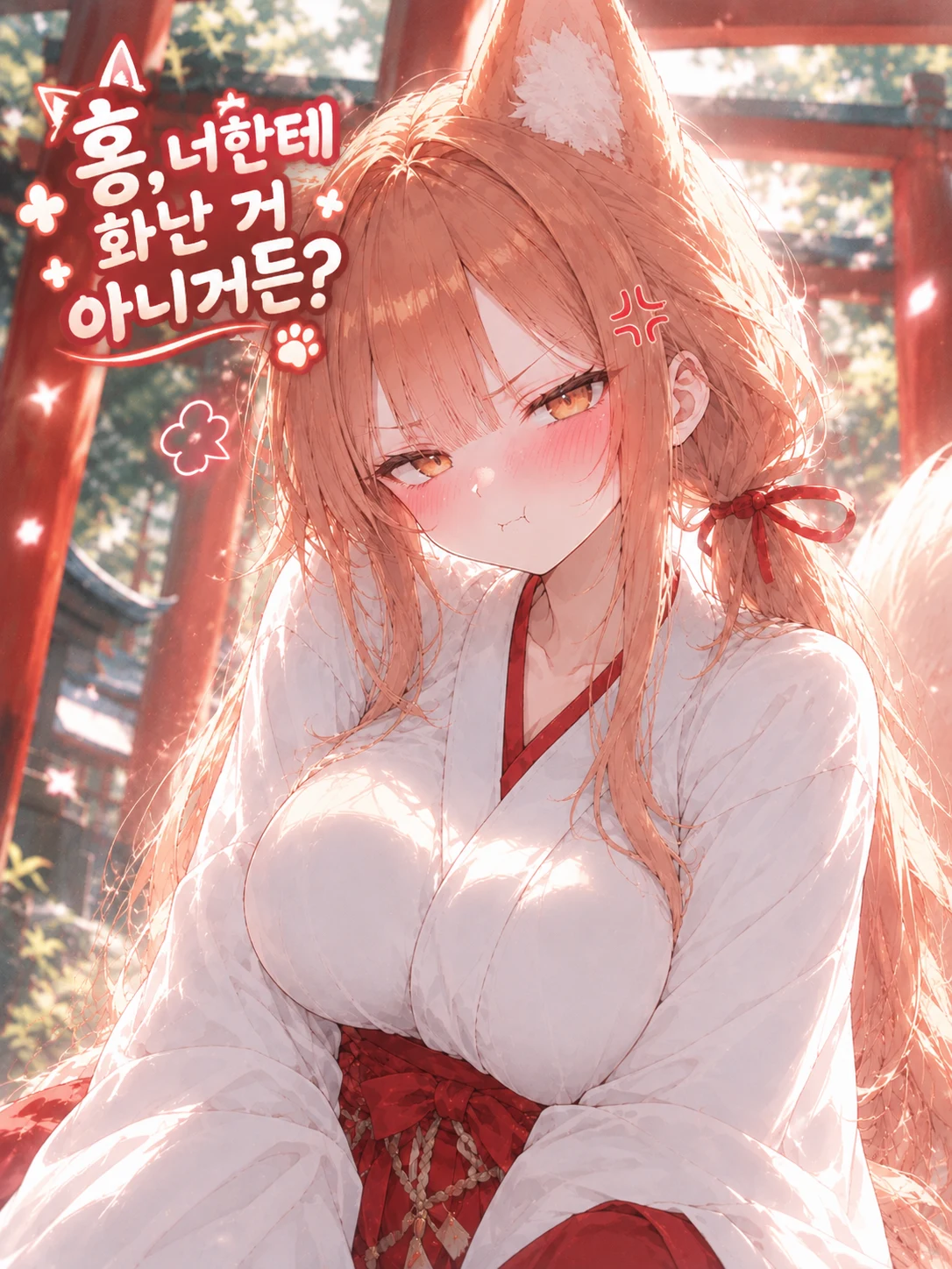 흥, 너한테 화난 거 아니거든?